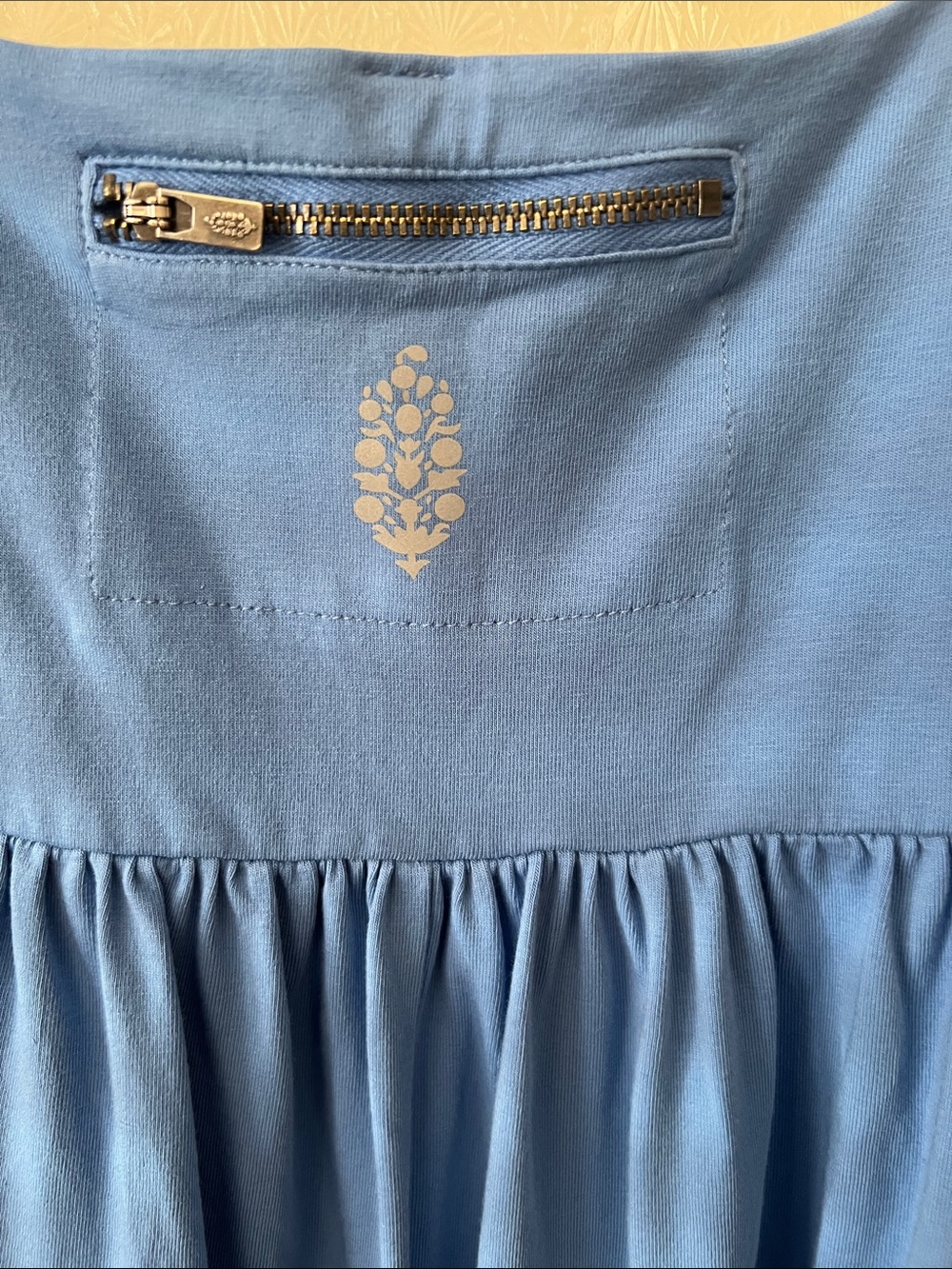 FP Movement by Free People Hotshot Periwinkle Blue Spaghetti Strap Jumpsuit NWT - Picture 4 of 6